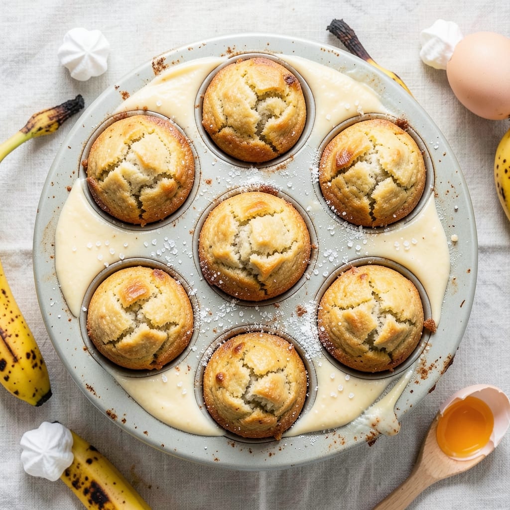 Banana Pancake Muffins Recipe: Fluffy Bites With Caramelized Banana Streaks
