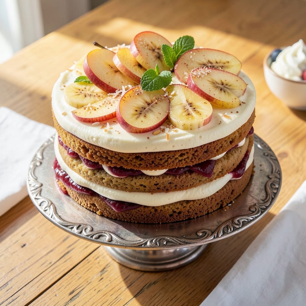 Apple Banana Dog Cake Recipe: Puppy-Approved Bites with Caramelized Fruit Swirl