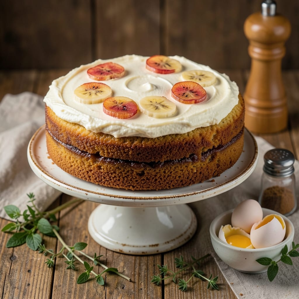 Banana Cake Recipe Without Vanilla Extract: Warm Spice and Citrus Brightness Boost