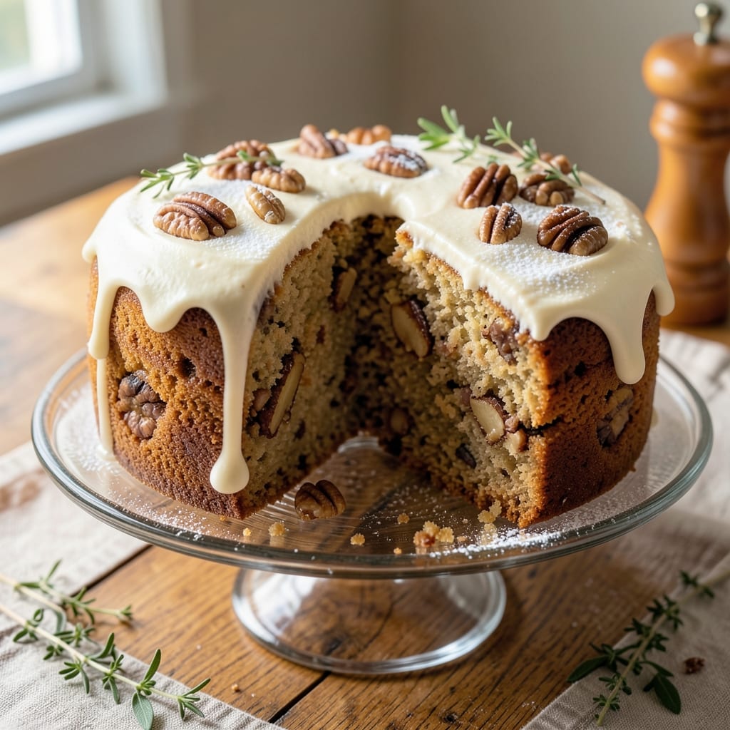 Applesauce Walnut Cake Recipe: Nutty Moistness With Warm Spice Depth