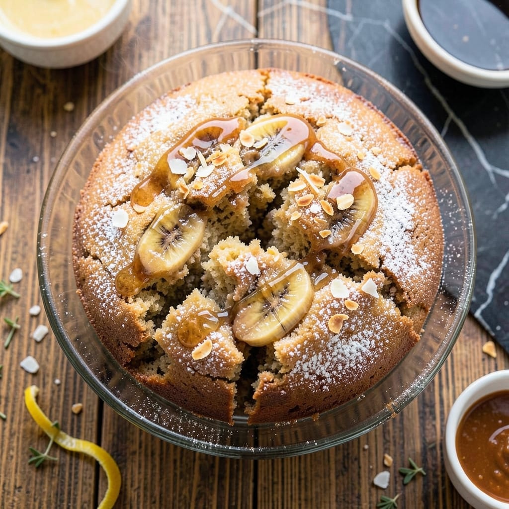 Banana Cake Recipe Hebbars Kitchen: Spiced Rum-Infused Layers With Caramelized Top