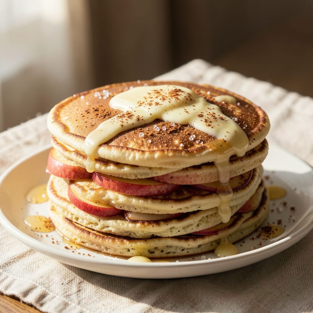 Apple Pancake Recipe with Pancake Mix: Spiced Apple Filling in Fluffy Stacks