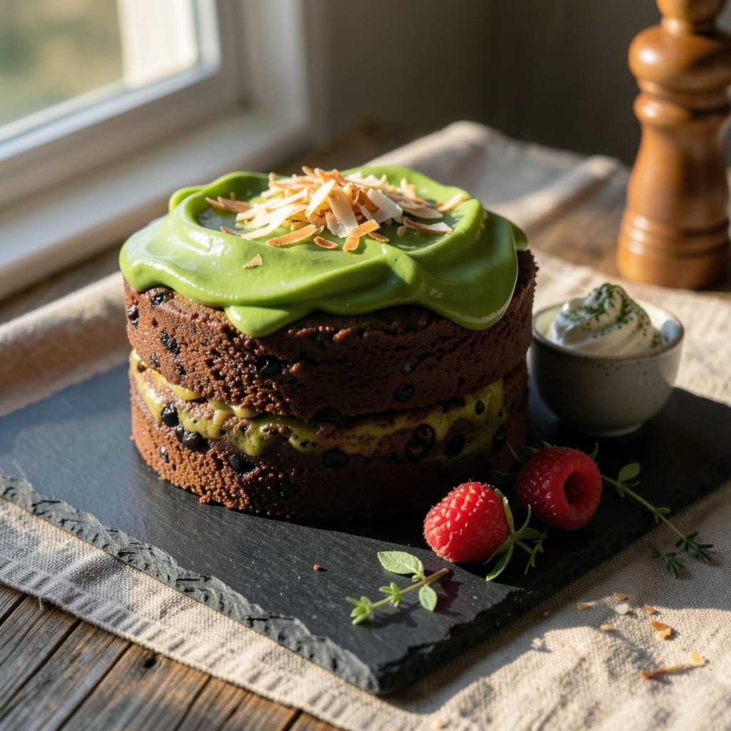 Asian Chocolate Cake Recipe: Moist Matcha Layers With Black Sesame Swirls