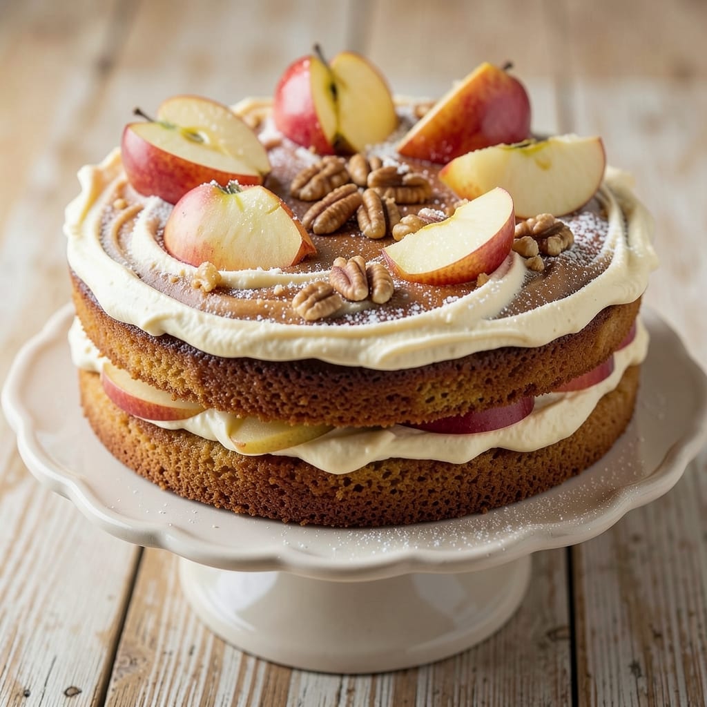 Apple Cake Recipe With Box Cake Mix: No-Bake Streusel Crown Over Spiced Apple Layers