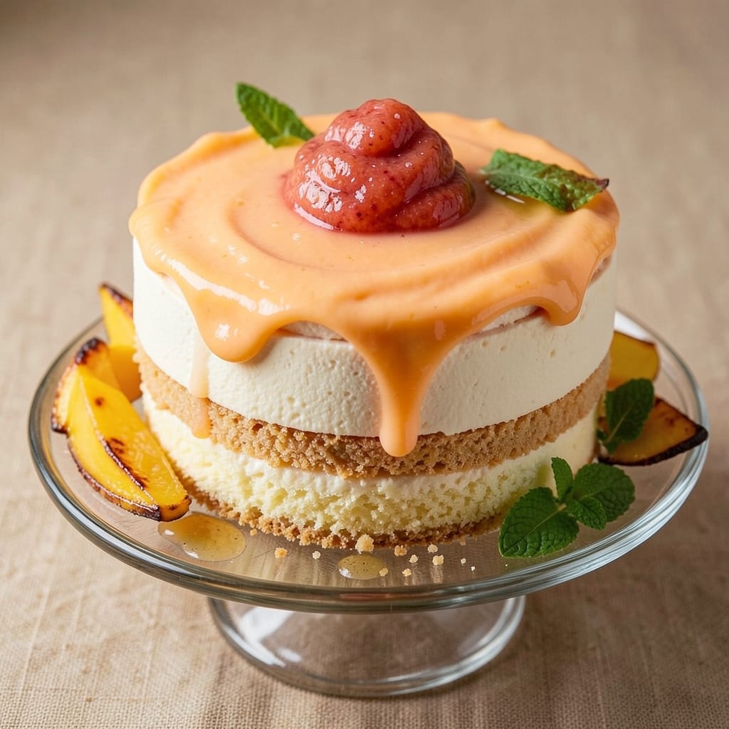 Asian Mango Mousse Cake Recipe: Light-as-Air Layers with Tropical Fruit Swirls
