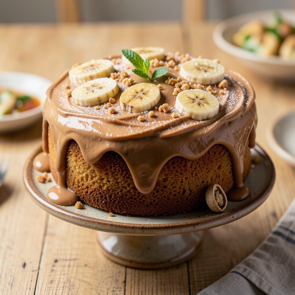Banana Cake Recipe with Peanut Butter Frosting: Nutty-Sweet Layers That Rival Bakery Favorites