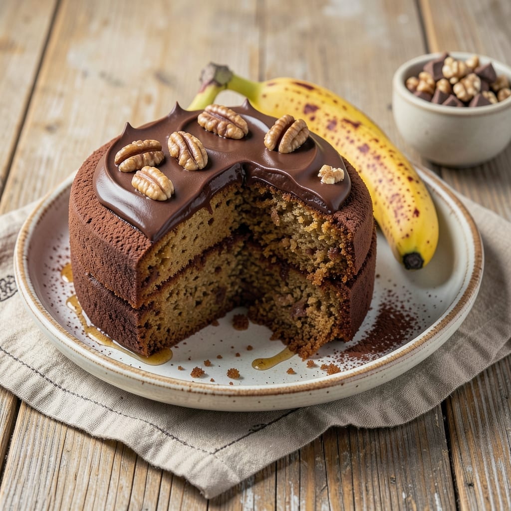 Banana Chocolate Walnut Cake Recipe: Fudgy Layers and Nutty Crunch in One Bite