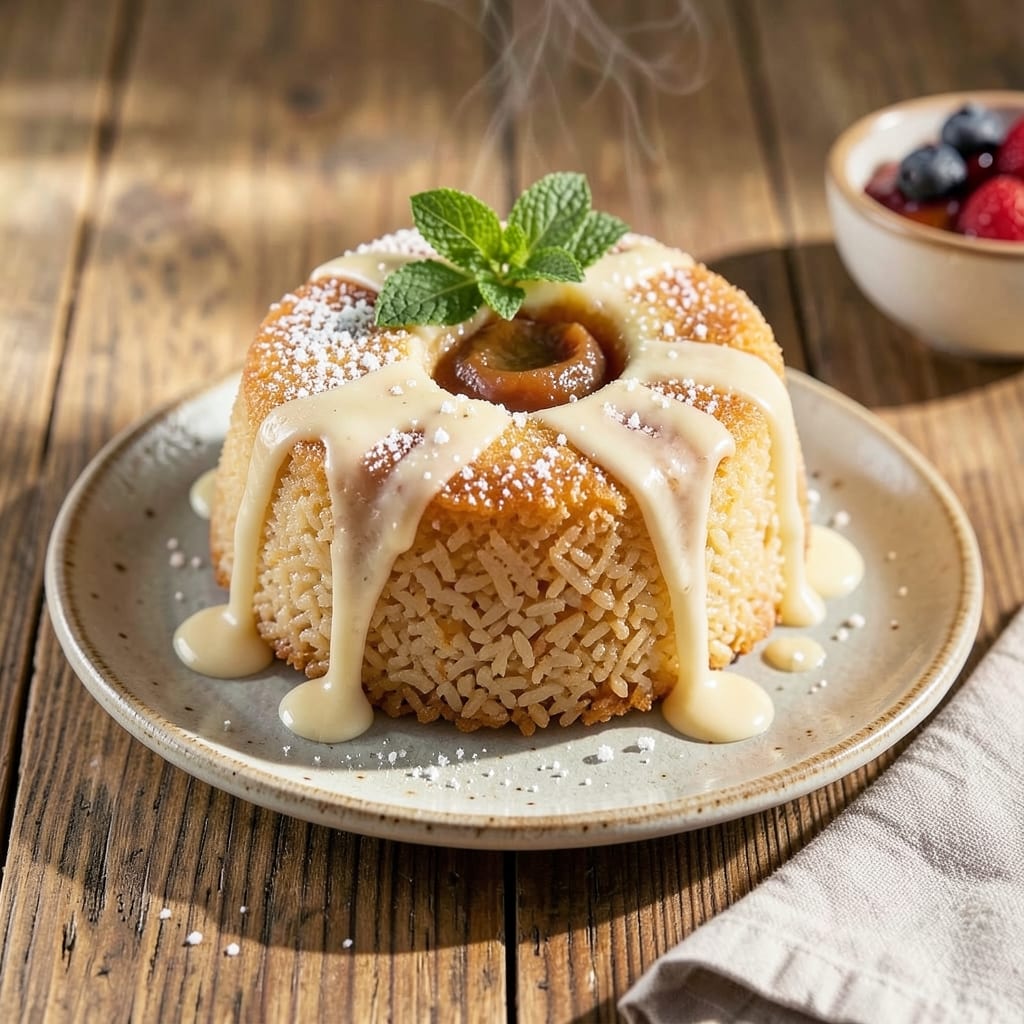 Baked Sweet Rice Cake Recipe: Steamed Lotus Paste Crunch Meets Silky Texture