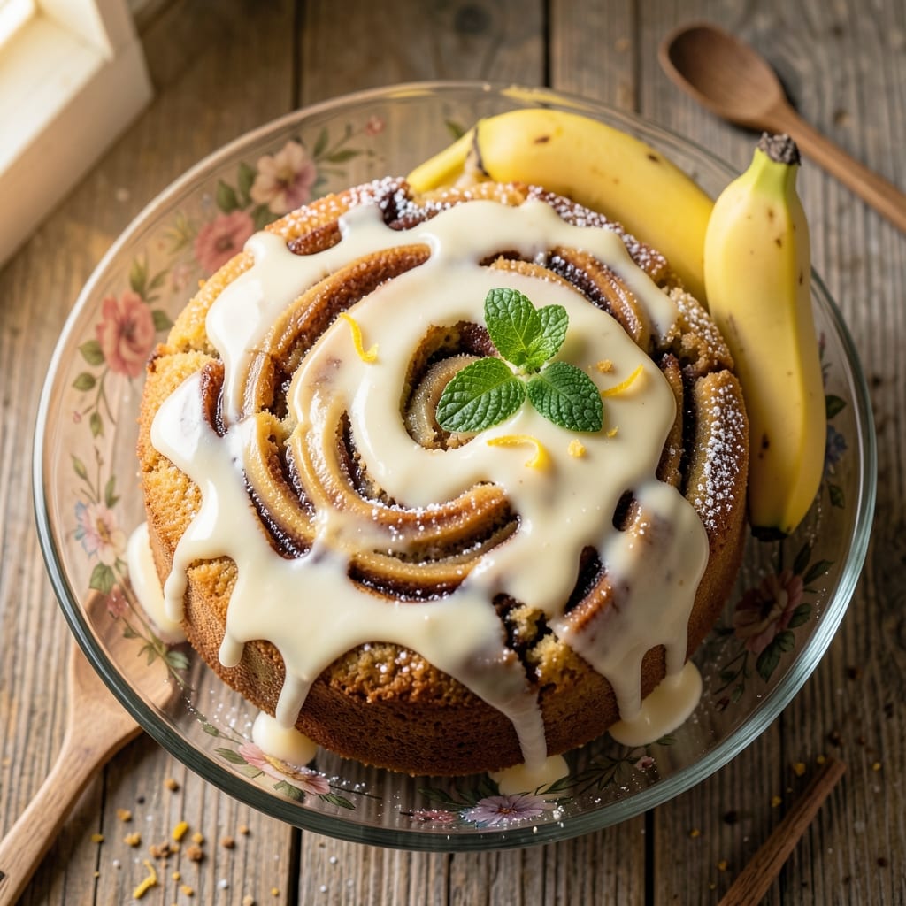 Banana Cake Made With Sour Cream Recipe: Ultra Moist Layers With Buttery Streusel Crown