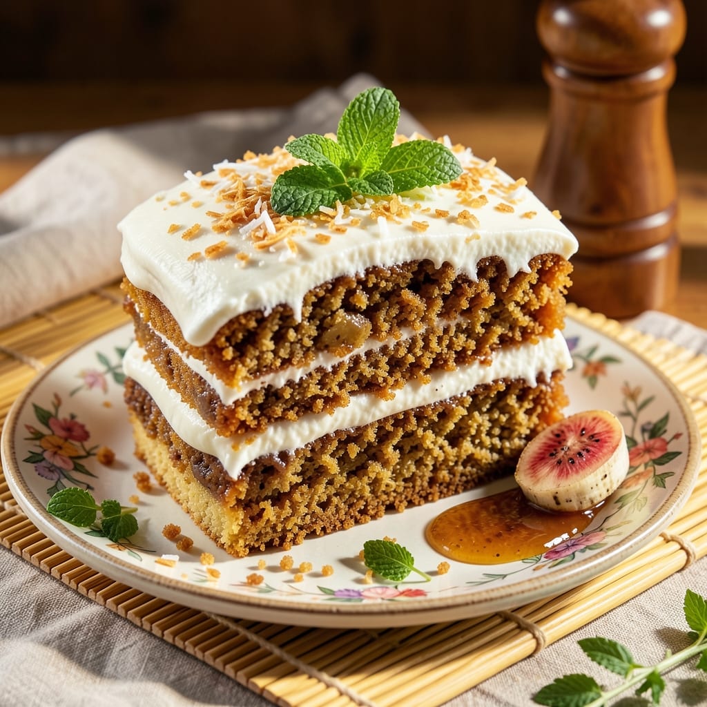 Banana Cake Recipe Hawaii: Island Spice and Coconut Buttercream Harmony