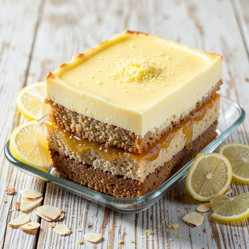 Amalfi Coast Lemon Cake Recipe: Zesty Citrus Layers with Almond Crunch