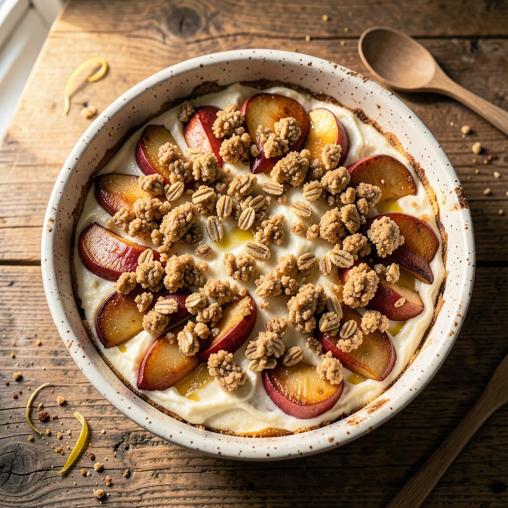 Apple Cheesecake Streusel Dump Cake Recipe: Spiced Apple Cheesecake Magic in One Bowl