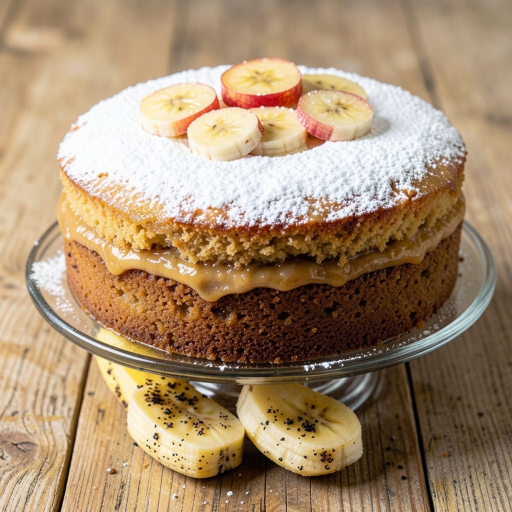Banana Cake Recipe With Oil and Baking Powder: Moist Layers and Golden Crunch in One Bite