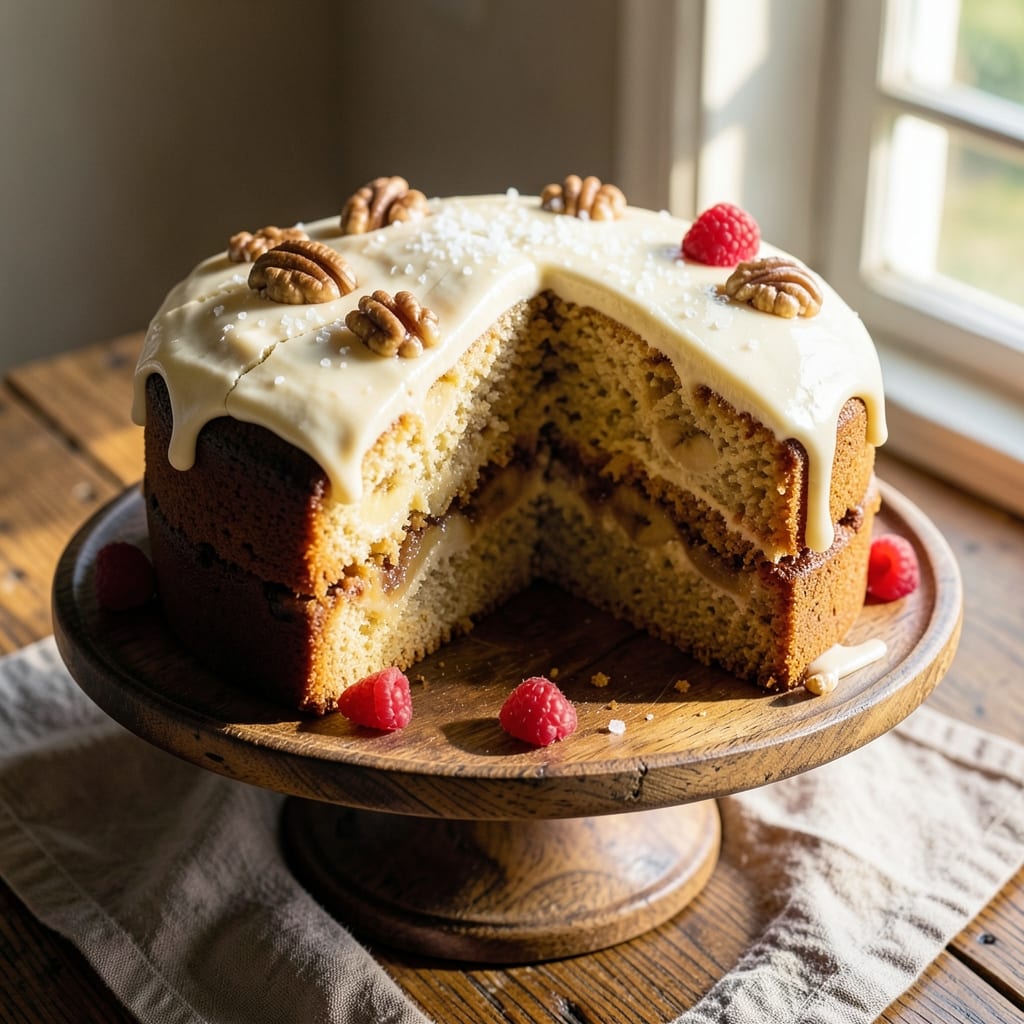 Banana Marble Cake Recipe: Swirled Vanilla and Chocolate Layers With Buttery Crust