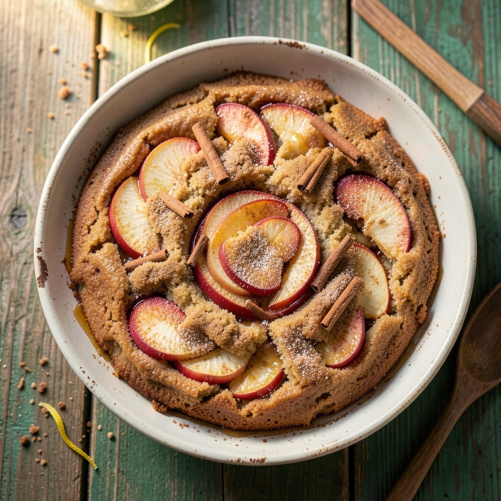 Apple Cinnamon Spoon Cakes Recipe: Mini Cakes With Caramelized Apple Hearts