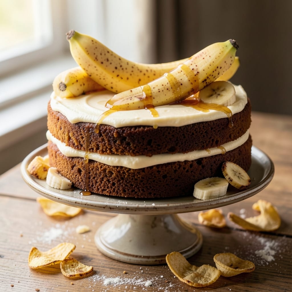Banana Cake Recipe Using Saba: Tropical Moisture With Spiced Crunch Top