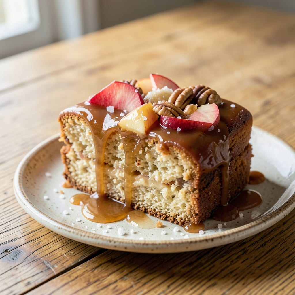 Apple Cake Recipe With Caramel Glaze: Warm Spice and Gooey Drizzle Combo