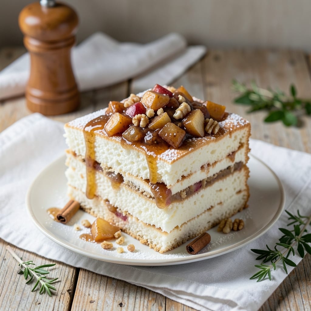 Angel Food Cake and Apple Pie Filling Recipe: Triple-Layered Dessert Dream