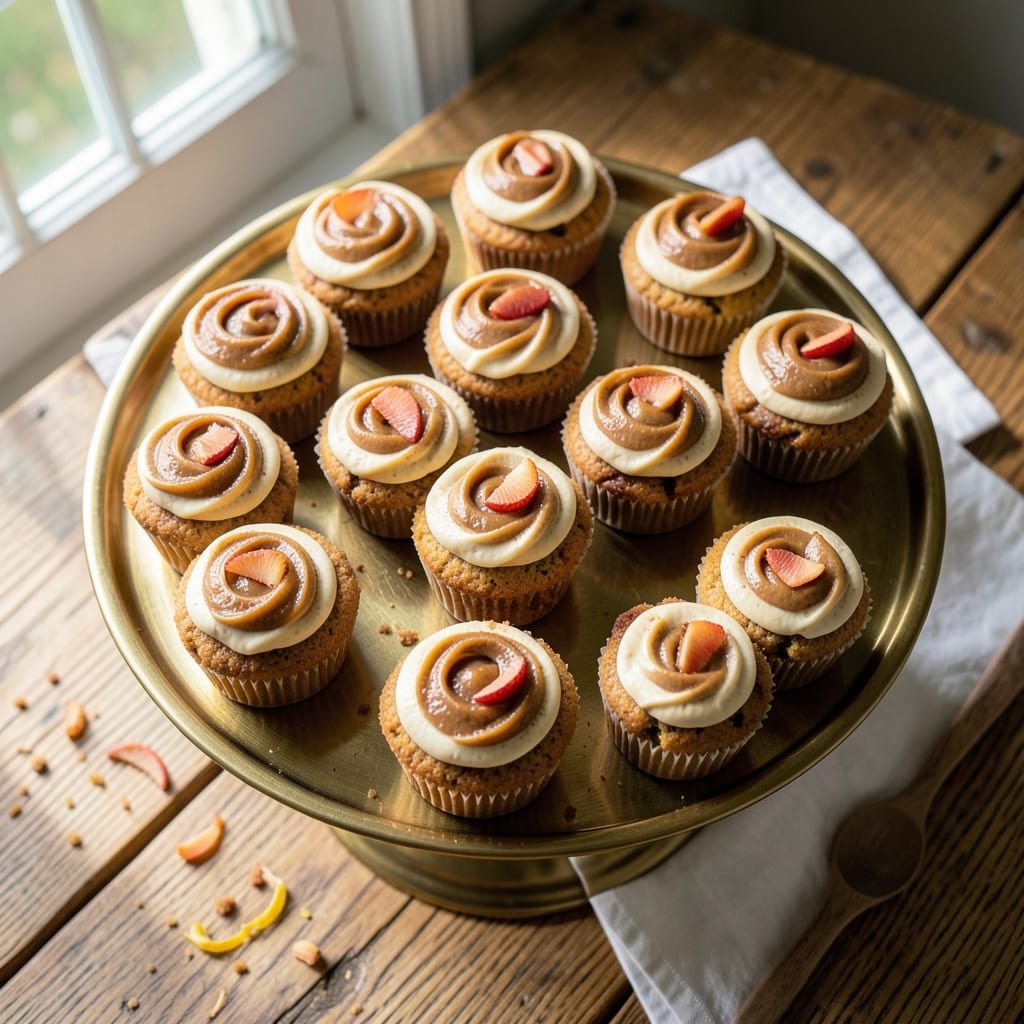 Apple Butter Cupcakes Recipe: Spiced Apple Filling With Gooey Chocolate Frosting