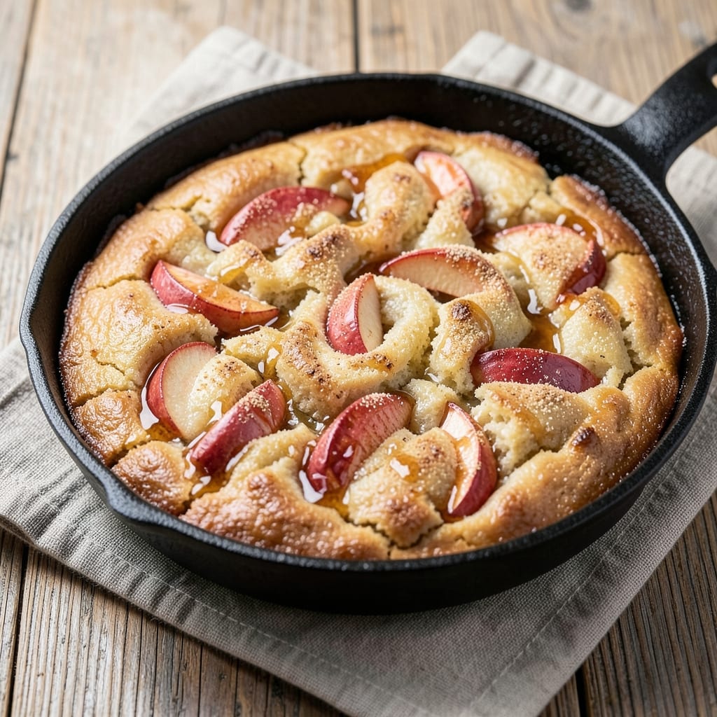Apple Skillet Cake No Oven Recipe: Stovetop Caramelized Spice in 20 Minutes