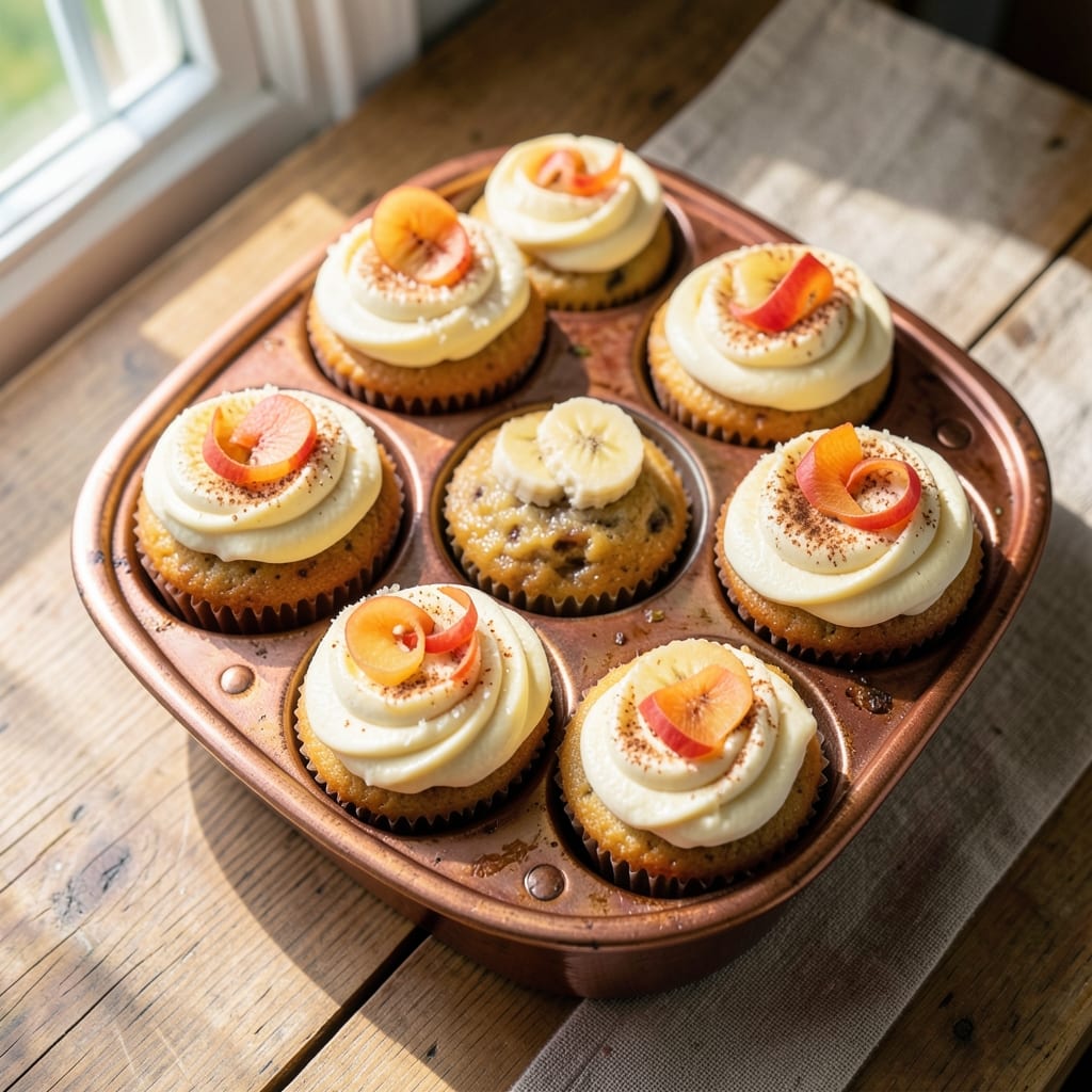 Banana Carrot Cupcake Recipe: Vibrant Swirls of Spiced Sweetness