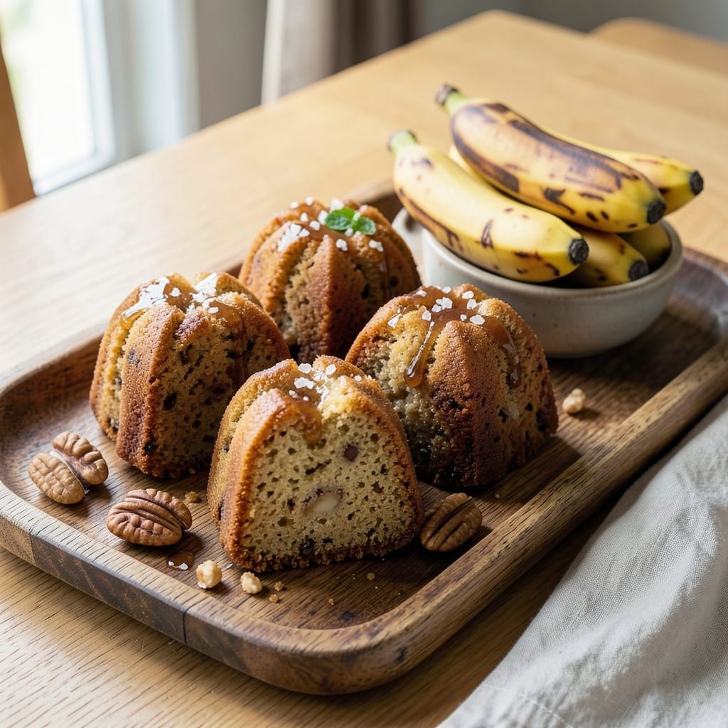 Banana Bread Mini Bundt Cakes Recipe: Warm Spice and Golden Crunch in Tiny Bites