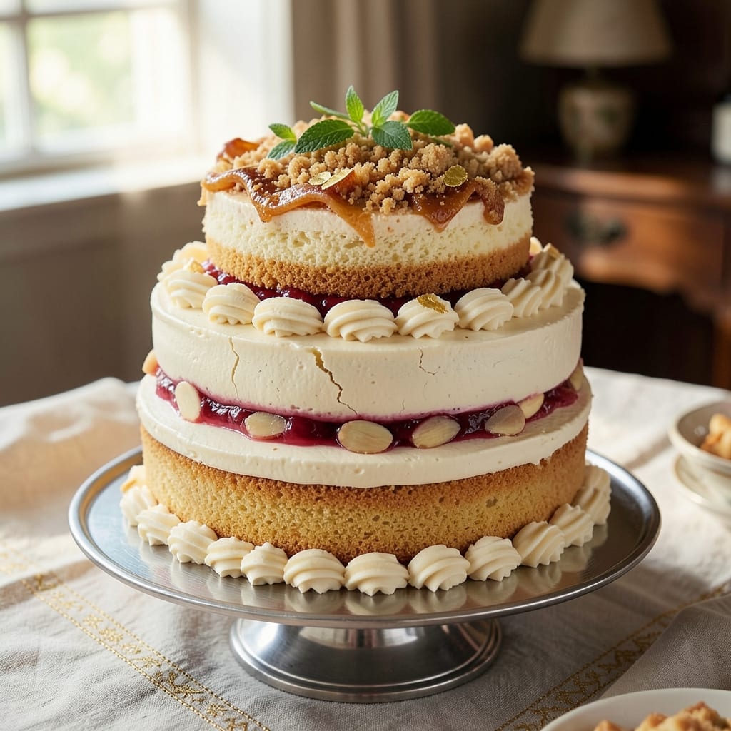 Almond Wedding Cake Recipe From Scratch: Towering Elegance With Homemade Marzipan Layers