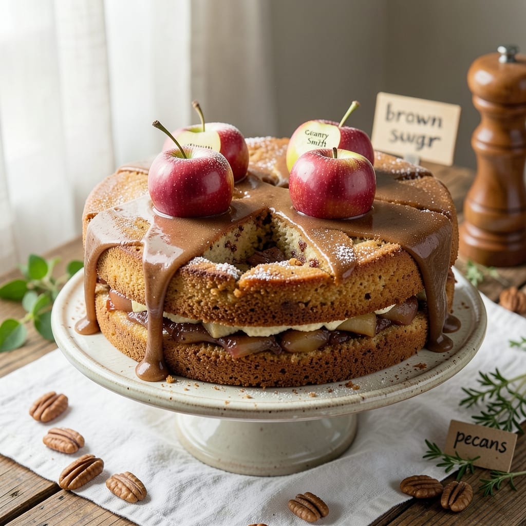 Apple Spice Cake Recipe From Scratch: Warm Cinnamon Spice Crunch in Every Bite