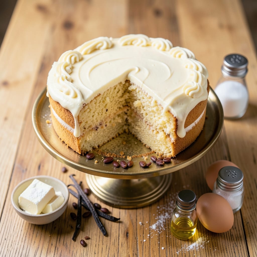 Amish Yellow Cake Recipe: Golden Crunch and Vanilla Bean Magic
