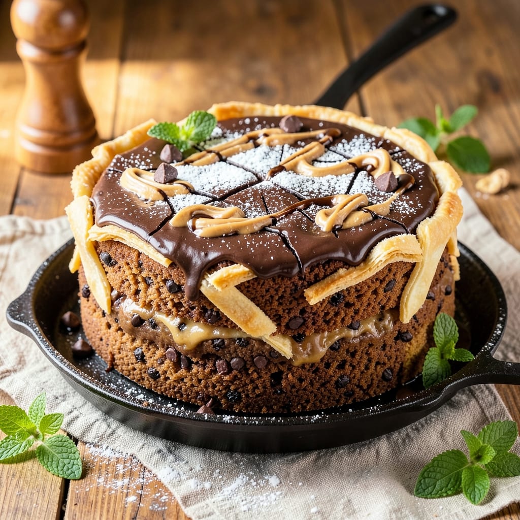 Amish German Chocolate Cake Recipe: Pecan-Studded Streusel Crown Over Spiced Rum Filling