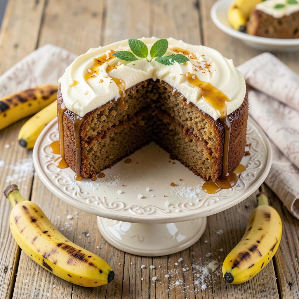 Banana Cake Recipe With Margarine: Golden Streusel Crunch Over Ultra-Moist Layers
