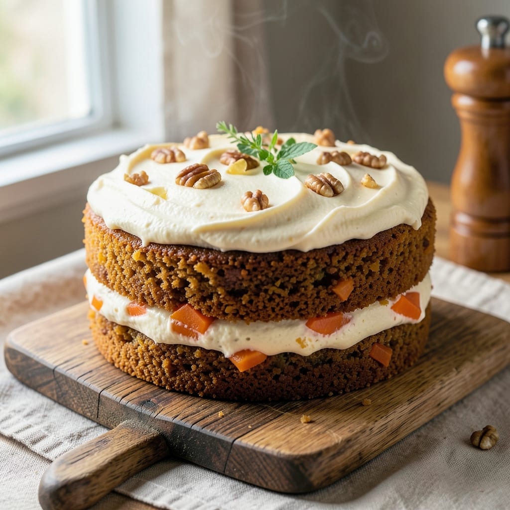 Bakery-Style Carrot Cake Recipe: Cream Cheese Frosting That Stays Cool