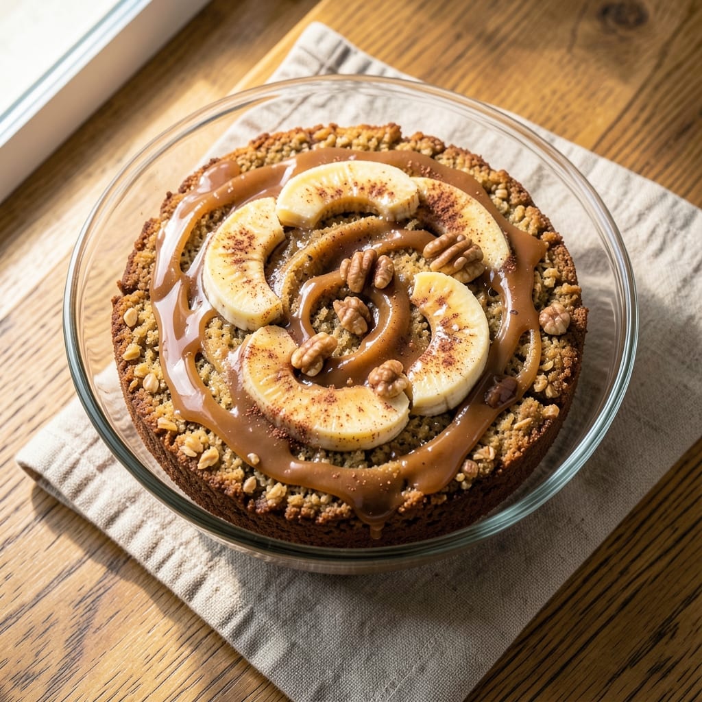 Banana Bran Cake Recipe: Moist Layers With Nutty Crunch Top