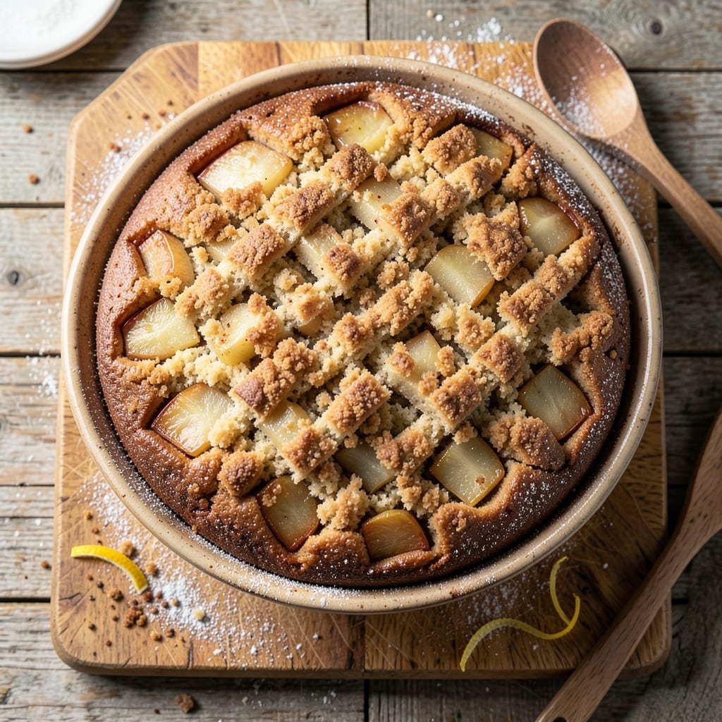 Aunt Tilly's Apple Cake Recipe: Moist Apple Layers With Rum-Infused Streusel