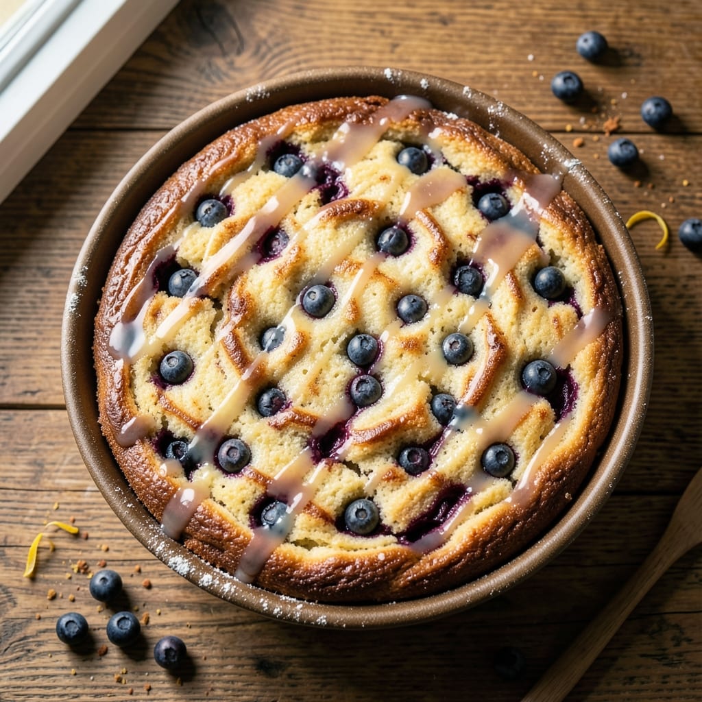 Anthony's Blueberry Coffee Cake Recipe: Vanilla Bean Streusel Swirls and Moist Layers