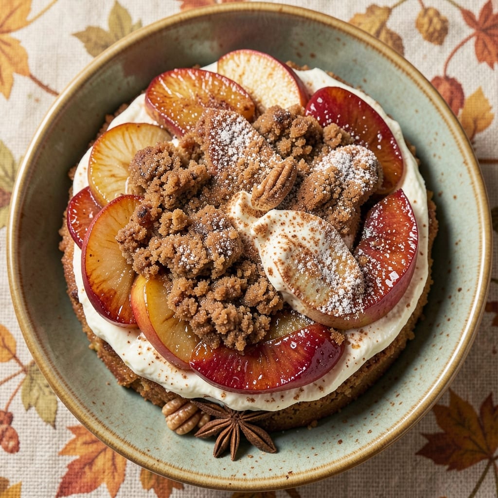 Apple Fall Harvest Cake Recipe: Spiced Apple Layers With Crispy Rum-Infused Streusel