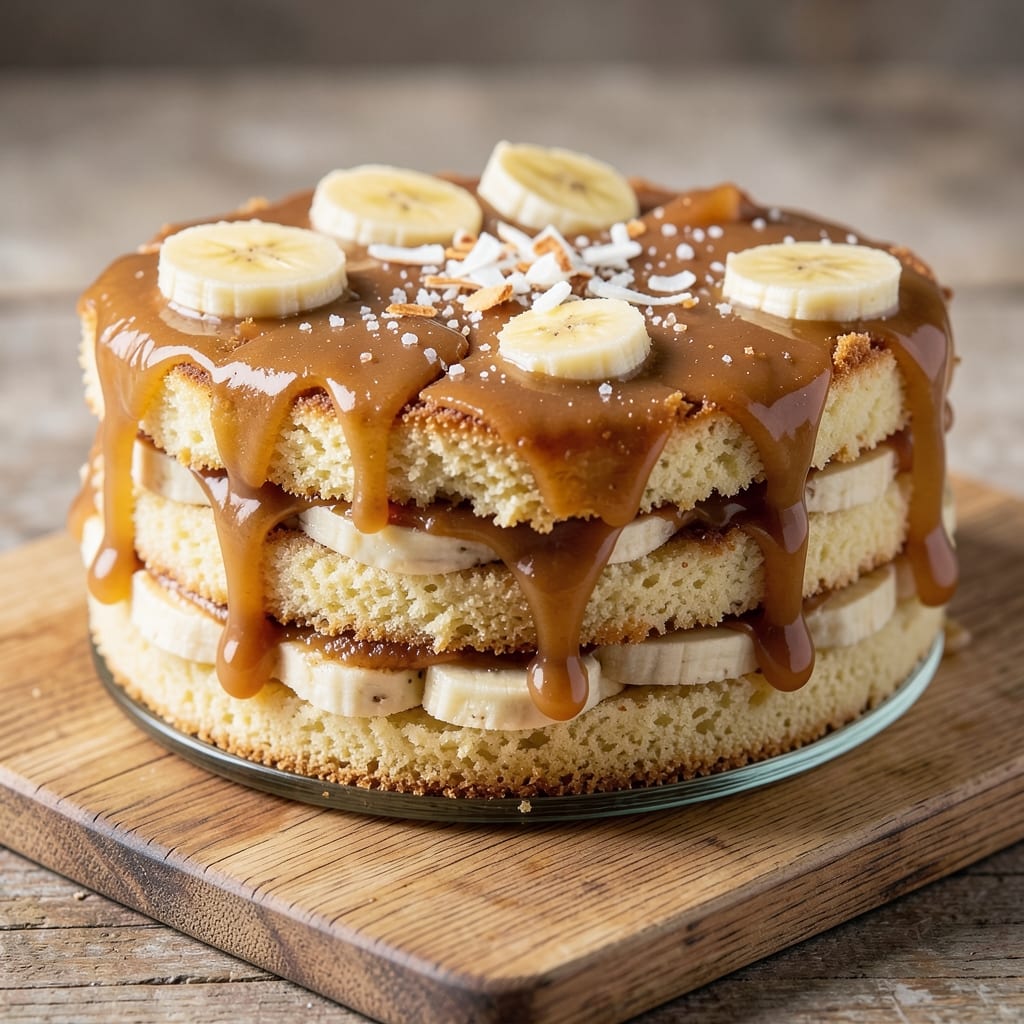 Banana Caramel Poke Cake Recipe: Caramelized Swirls and Silky Layers