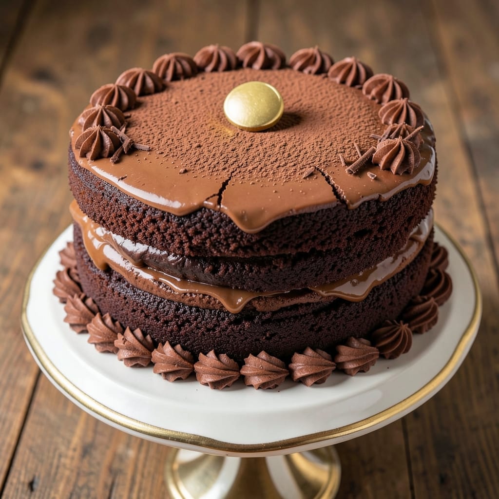 Back in the Day Chocolate Cake Recipe: Nostalgic Moisture With Homemade Fudgy Frosting