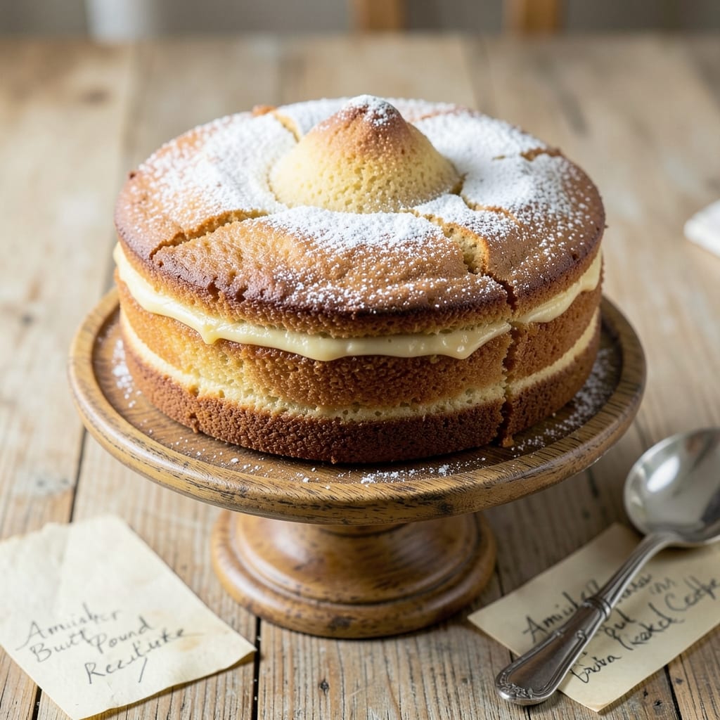 Amish Butter Pound Cake Recipe: Golden Crunch and Ultra-Moist Layers
