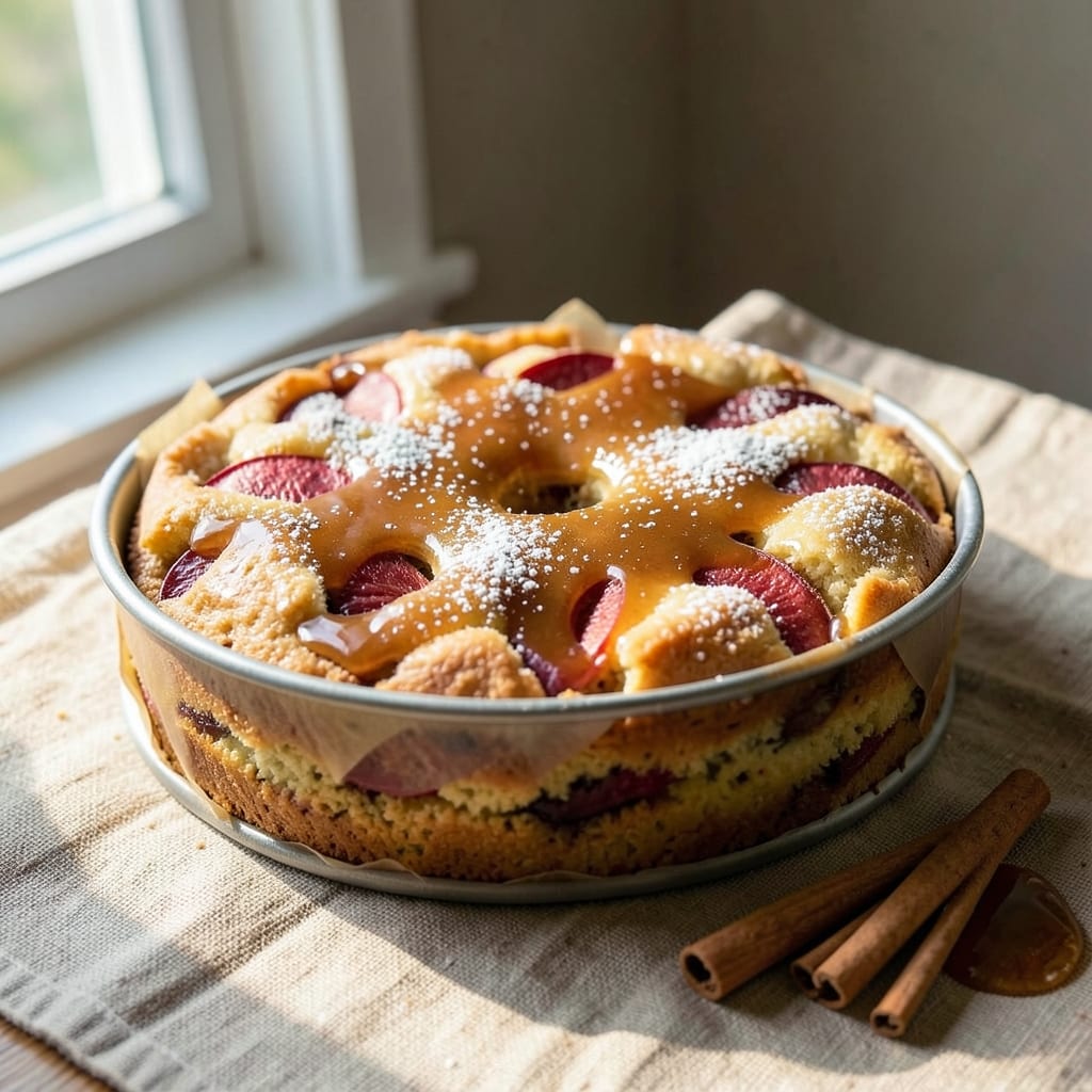 Apple Maple Spice Cake Recipe: Warm Spice and Gooey Caramelized Apple Filling