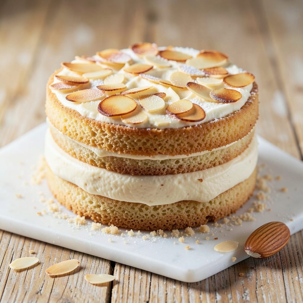Almond Sponge Cake Recipe UK: Light-as-Air Layers with Vanilla Bean Magic