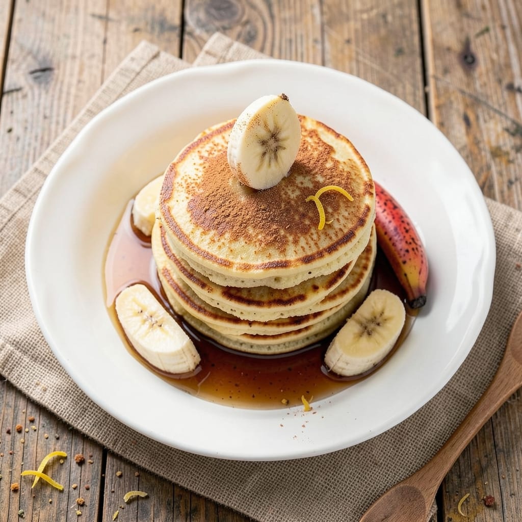 Banana Pancake Recipe Egg Free: Fluffy Stacks With Caramelized Banana Swirls