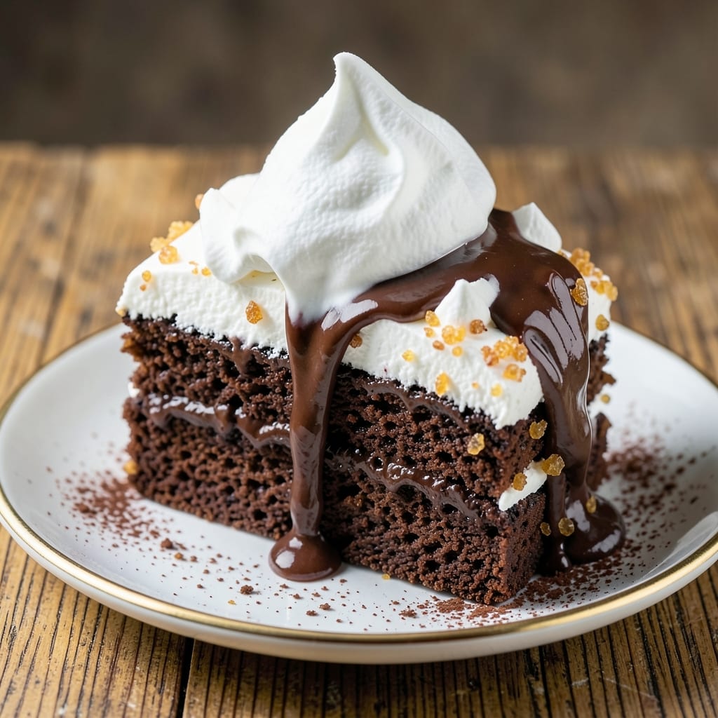 Avalanche Cake Recipe: Crispy Chocolate Streusel Over Creamy Vanilla Layers