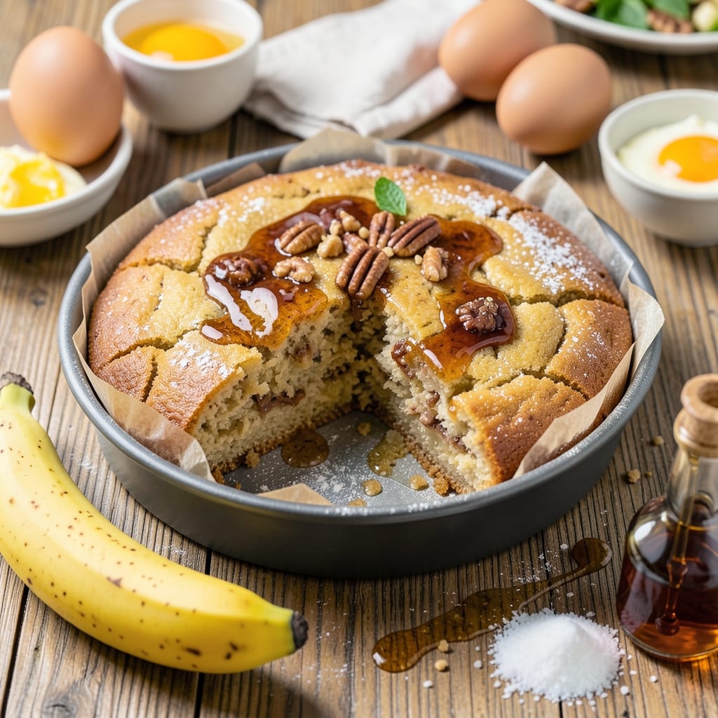 Banana Maple Cake Recipe: Warm Spice and Caramelized Top Magic