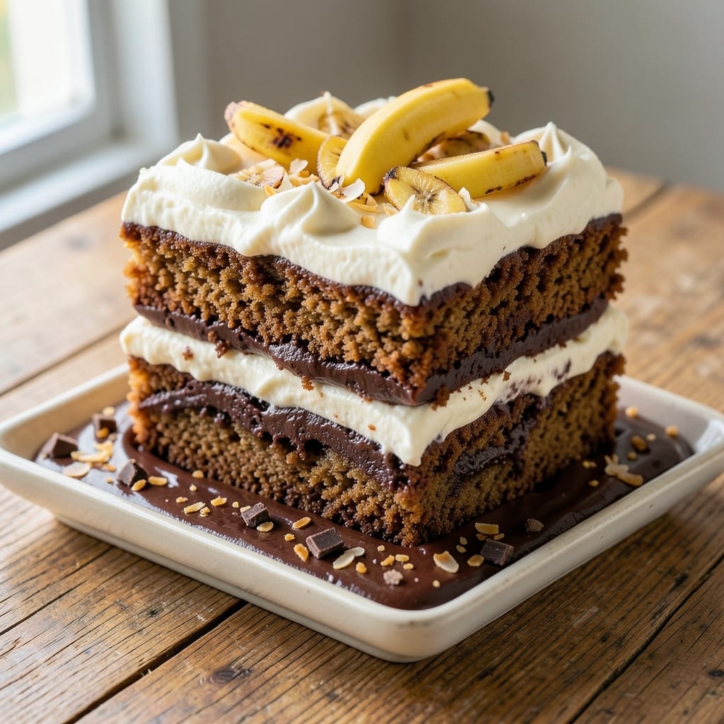 Jamie Oliver's Banana Fudge Cake Recipe: Rich Chocolate Depth With Caramelized Banana Swirls