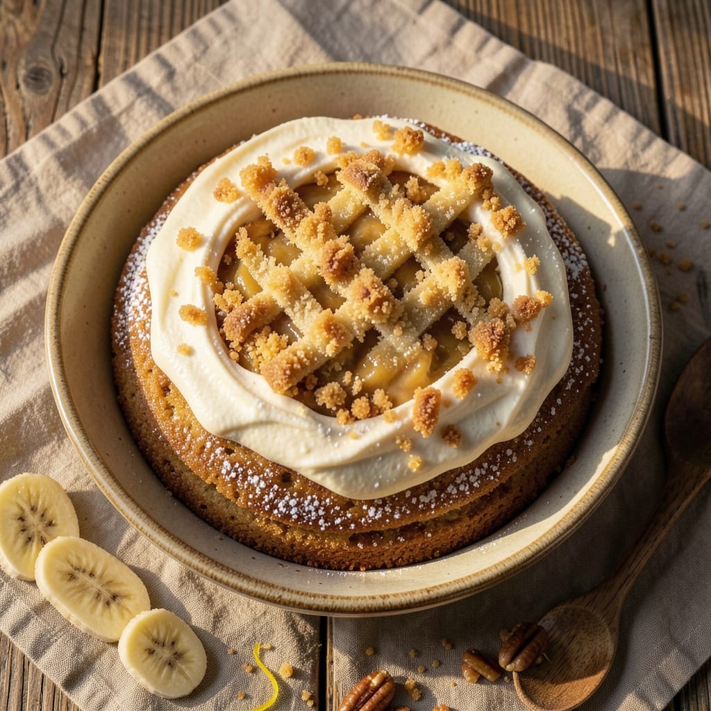 Banana Gooey Butter Cake Recipe: Fudgy Layers With Banana Swirls