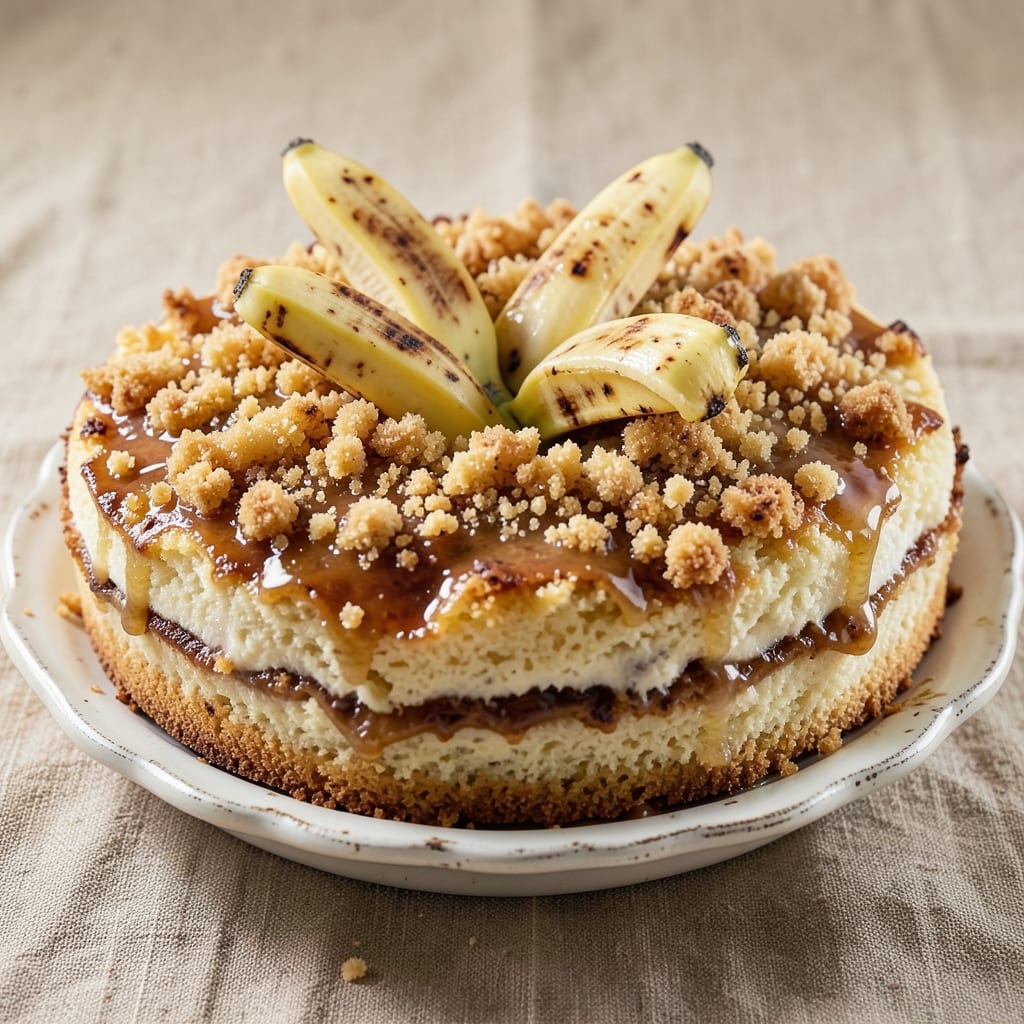 Banana Crumble Cake Recipe: Buttery Streusel Crunch Over Silky Banana Layers