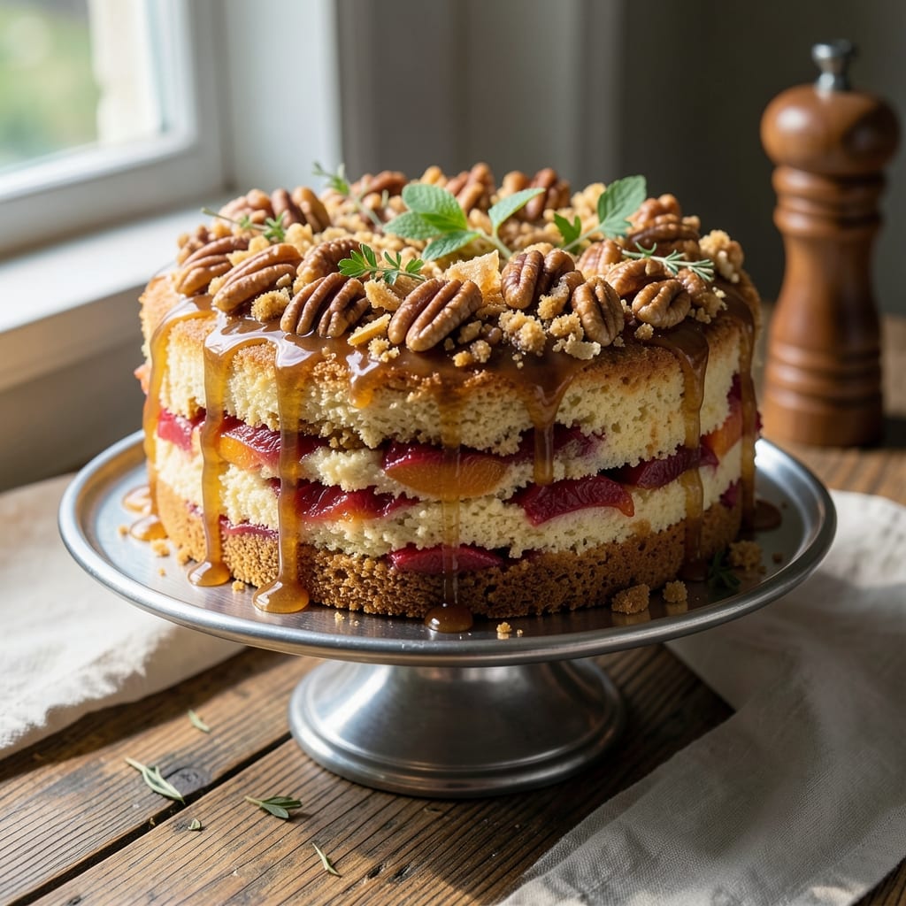Apricot Pecan Cake Recipe: Warm Spice and Nutty Crunch in Every Bite