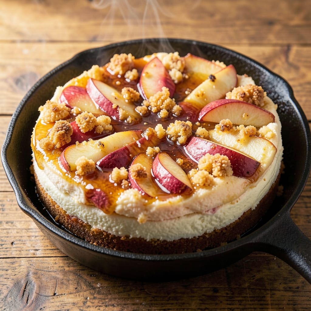 Apple Honey Upside Down Cake Recipe: Caramelized Apples and Buttery Streusel Crown
