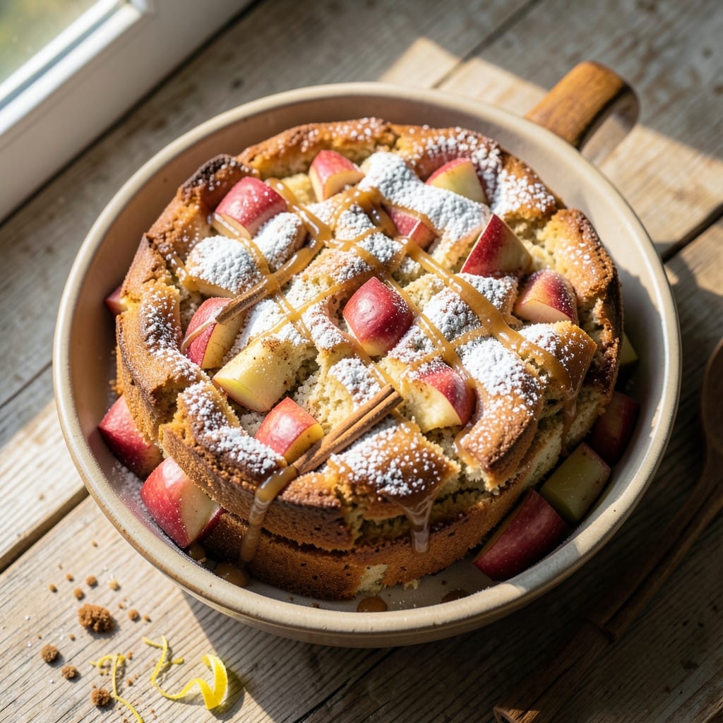 Apple Cake Recipe With Cake Mix And Fresh Apples: Streusel-Topped Shortcut With Real Fruit Burst